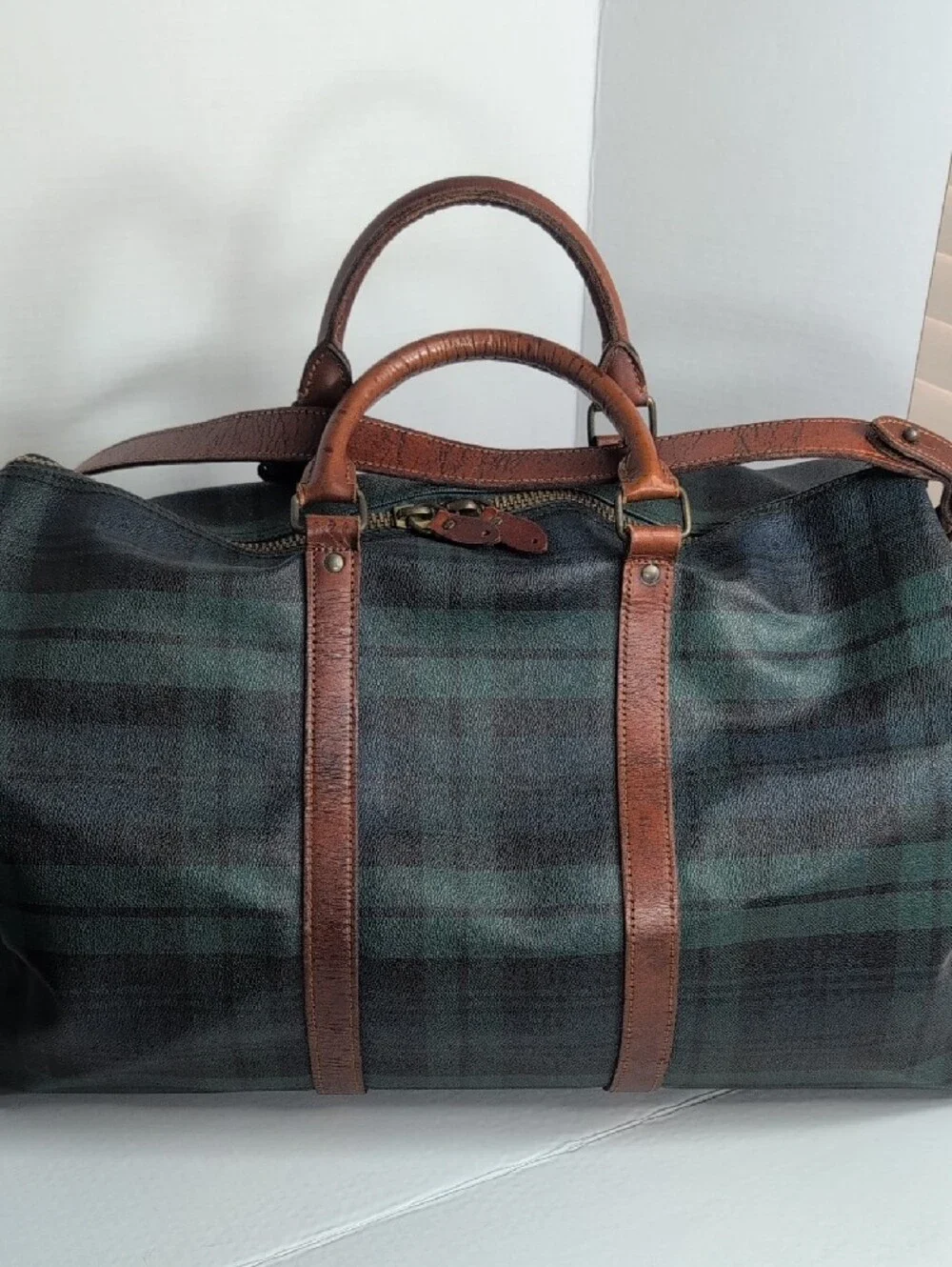Polo Ralph Lauren Vintage Weekender Tartan Pattern